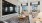 a clubroom with a couch and a table